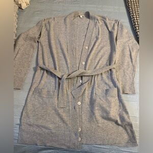 GAP Light Gray sweater wrap cardigan